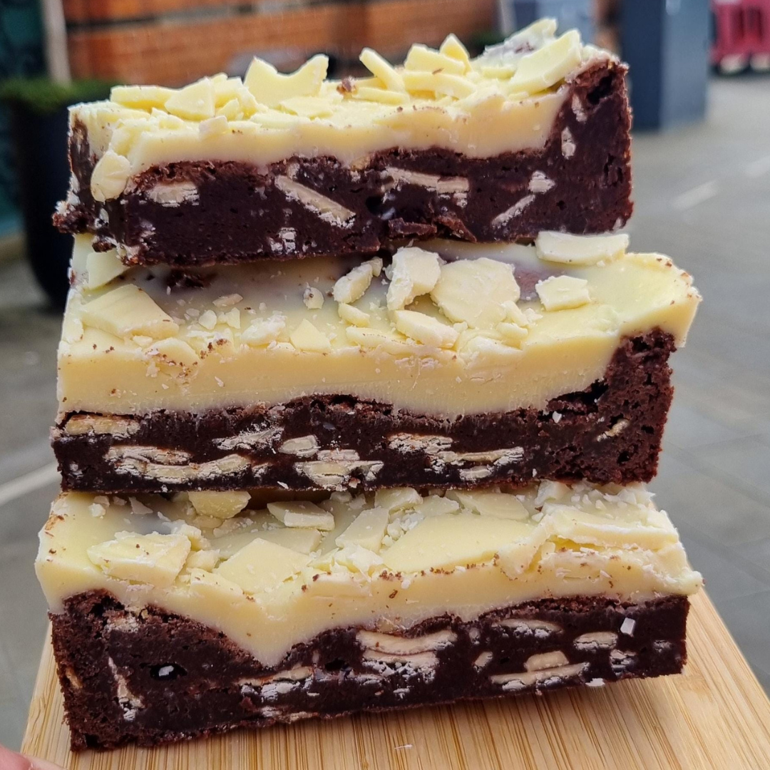 White Chocolate Ganache Brownie